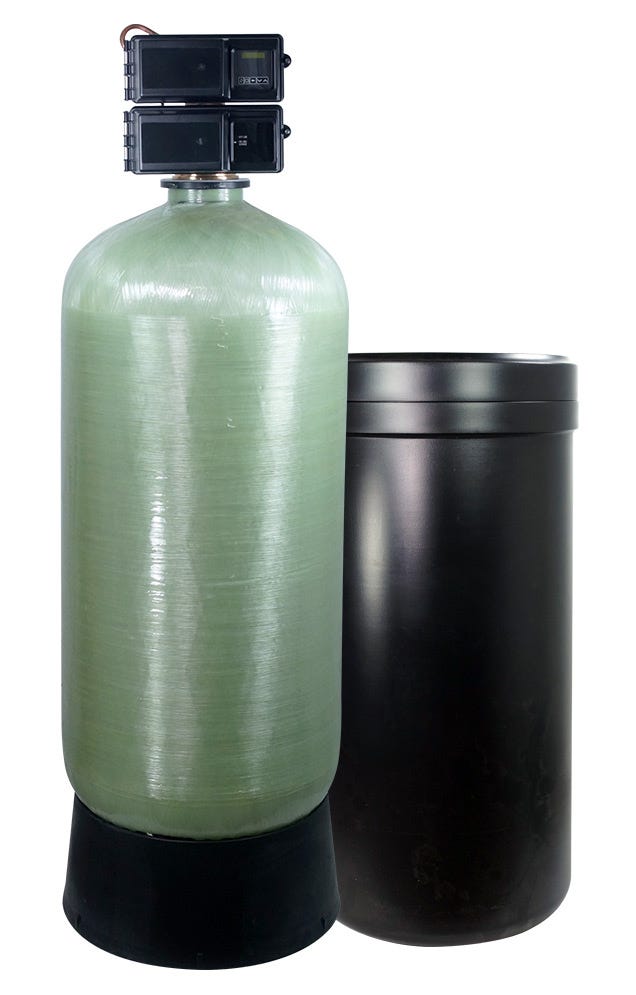 Fleck 3900 3" Single Tank Commercial Metered Water Softener