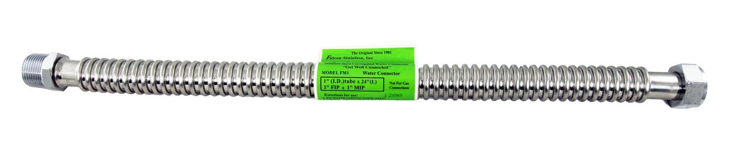 1 Inch FIP x 1 Inch MIP Quick Connect Flex Connector - 24 Inches - US Water Systems