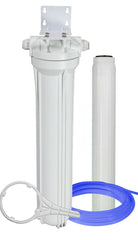 US Water Single 2.5 x 20 Inch Remineralization Filter Kit with Mounting Bracket - 1/4" - US Water Systems