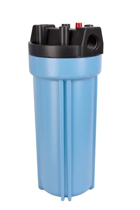 Blue 2.5" x 10" US Water Commerical Filter Housing - US Water Systems