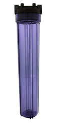 US Water 2.5" x 20" Commercial Filter Housing With Pressure Relief Clear - US Water Systems