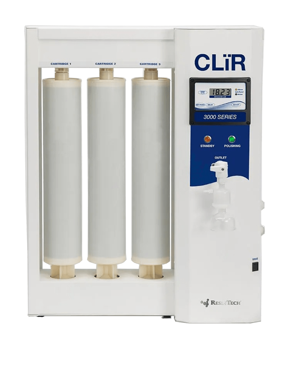 ResinTech CLiR 3000 Series Ultrapure Type 1 Lab Water System - US Water Systems