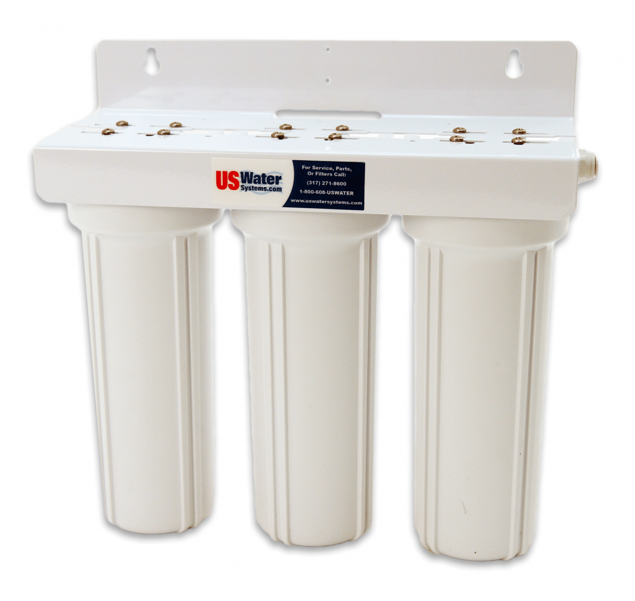 US Water Triple 2.5" x 10" Cartridge Filtration System - US Water Systems