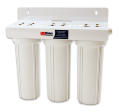 US Water Triple 2.5" x 10" Cartridge Filtration System - US Water Systems
