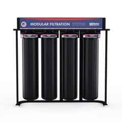 Magna 4.5 x 20 Quad Floor Mount High Flow Filter System - US Water Systems
