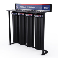 Magna 4.5 x 20 Quad Floor Mount High Flow Filter System - US Water Systems