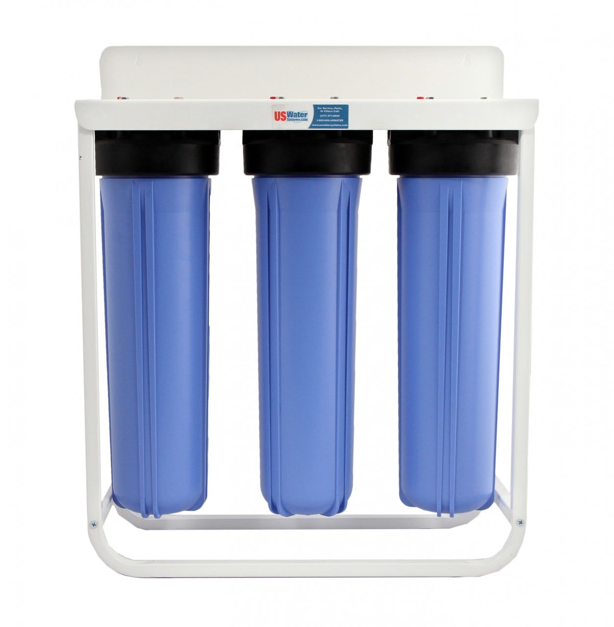 US Water Big Blue Floor Mount Triple Filtration System 4.5 X 20 | BBF3 - 20 - FM - US Water Systems