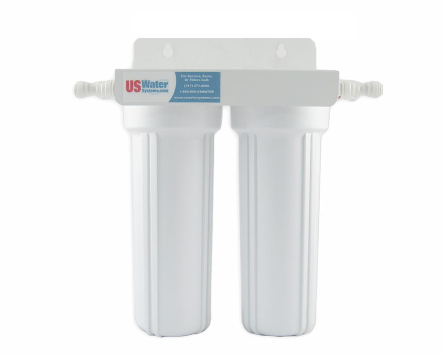 US Water 2.5 x 10 Dual Cartridge Deionization System | 320 - DI210 - US Water Systems