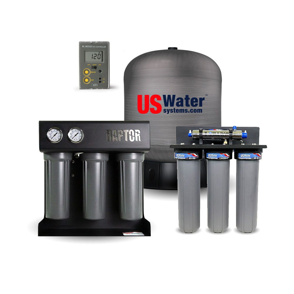 Raptor Laboratory Water RO/DI System | Up to 118 Liters per Hour - US Water Systems