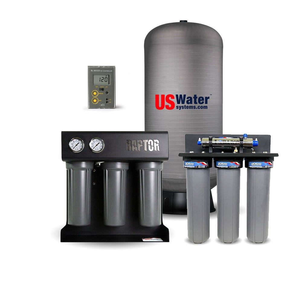 Raptor Laboratory Water RO/DI System | Up to 118 Liters per Hour - US Water Systems