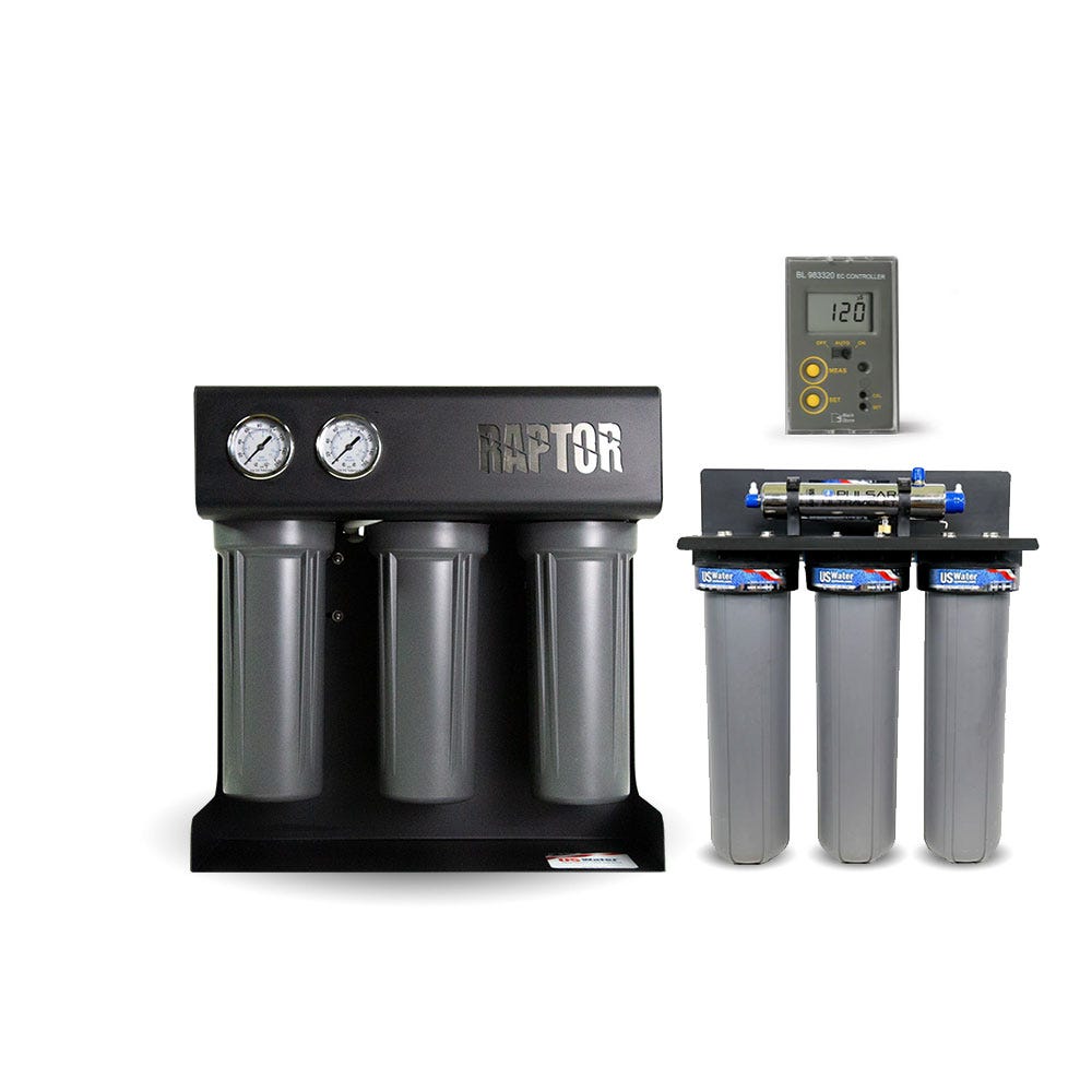 Raptor Laboratory Water RO/DI System | Up to 118 Liters per Hour - US Water Systems