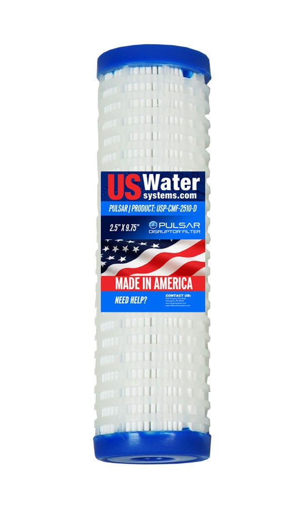 US Water Disruptor 2.5" x 10" DOE Filter Cartridge - US Water Systems