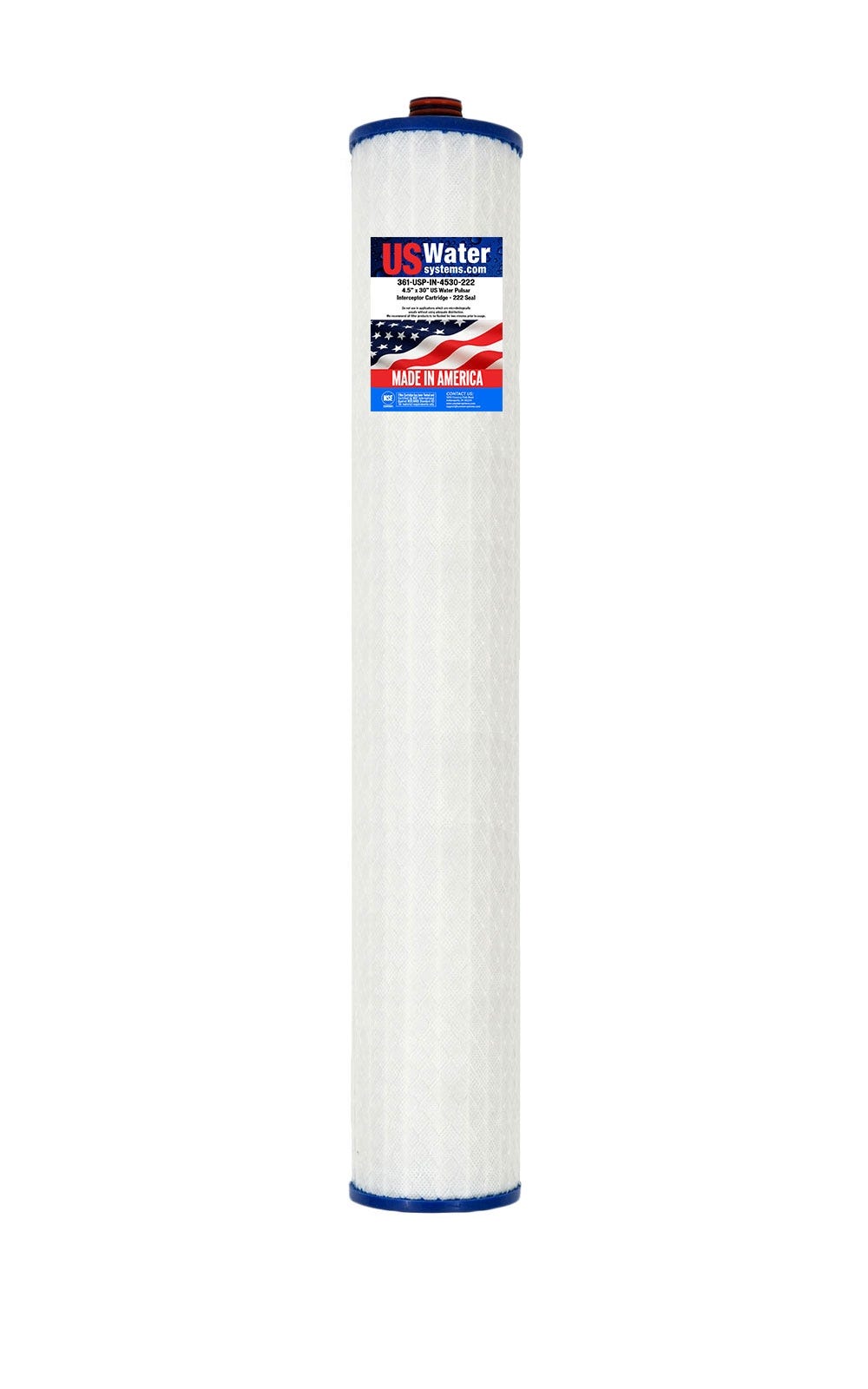 US Water Interceptor 4.5" x 30" 222 Filter Cartridge - US Water Systems