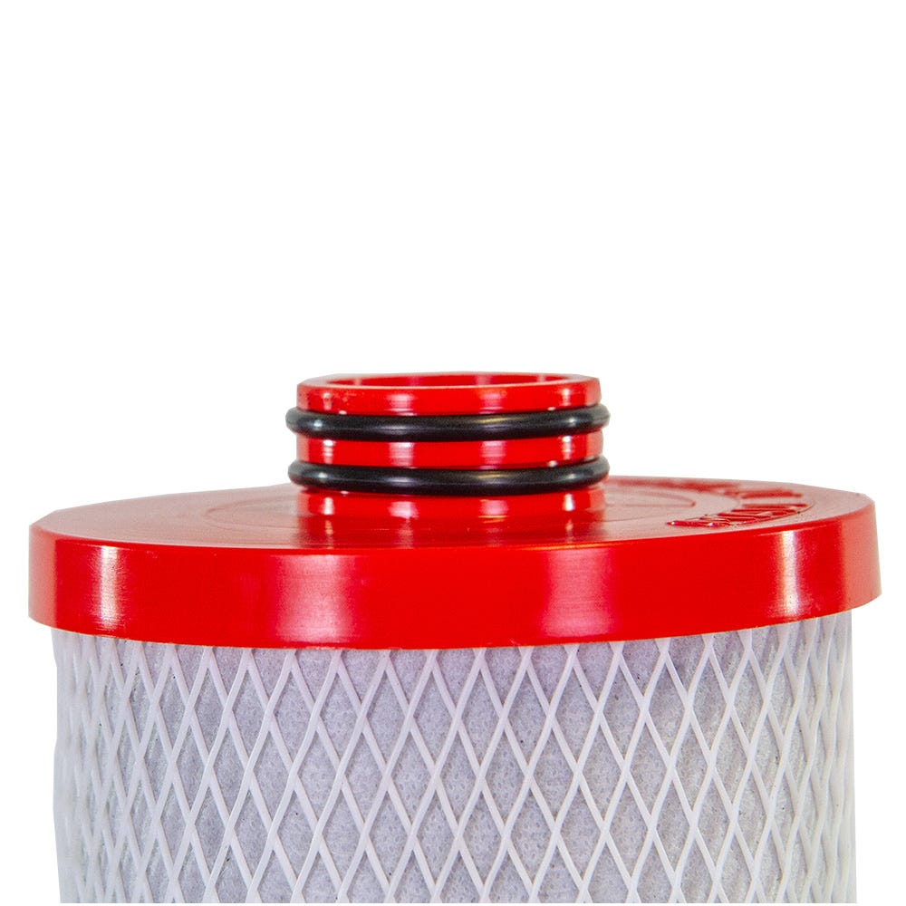 US Water 4.5 x 10 Chloramine Carbon Block Filter Double O - Ring Seal | USWCB - 4510 - CL - OR - US Water Systems