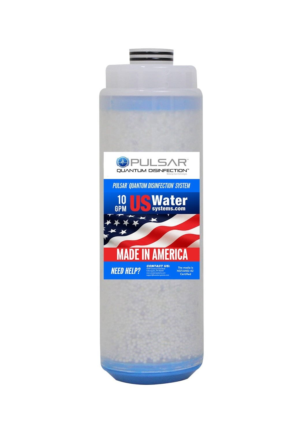 US Water Quantum Disinfection IQ 1.0 Replacement Filter Cartridge - US Water Systems