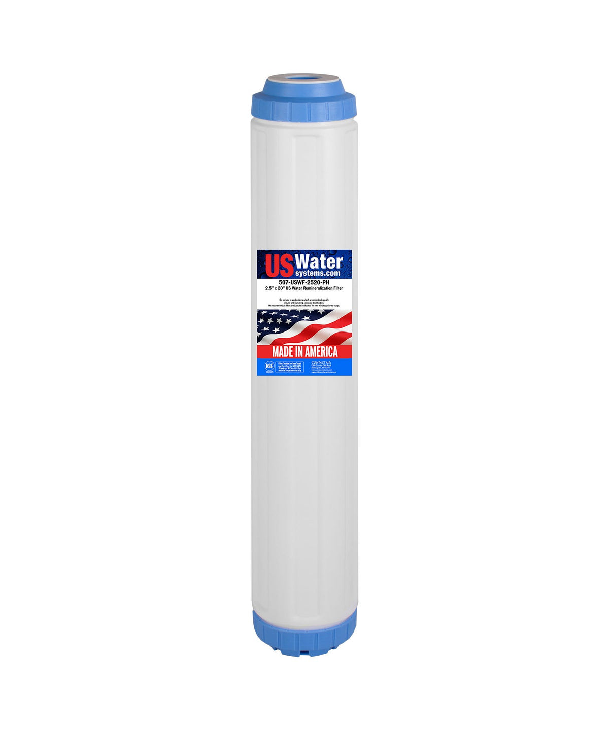 US Water Calcite Replacement Cartridge 2.5" x 20" | USWF-2520-PH