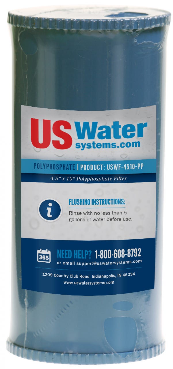 US Water Big Blue Polyphosphate Filter Cartridge 4.5" x 10" | USWF - 4510 - PP - US Water Systems