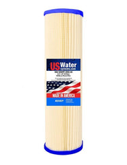 US Water 2.5" x 9.75" Pleated Filter Cartridge 20 Micron - US Water Systems