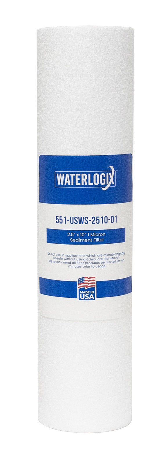 US Water Systems Spun Poly Sediment Filter 2.5" x 10" 1 Micron - US Water Systems