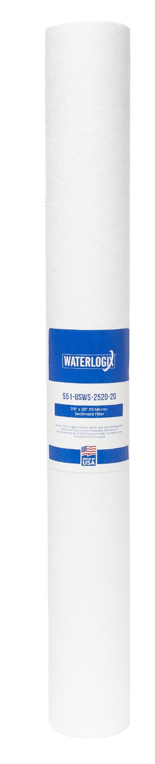 US Water Systems Spun Poly Sediment Filter 2.5" x 20" 20 Micron - US Water Systems