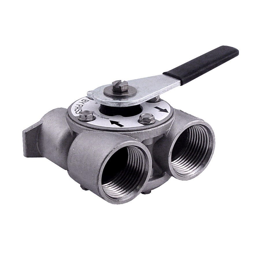 Fleck 1 Inch Stainless Steel Bypass - US Water Systems
