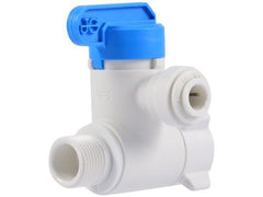 John Guest 3/8" x 3/8" x 1/4" Outlet Angle Stop Adapter Valve - US Water Systems