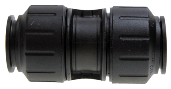 Black John Guest 1" Union Connector - PEI0436E - US Water Systems