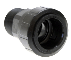 Black John Guest 3/4" Male Connector - PEI012826E - US Water Systems