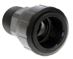 Black John Guest 1" Male Connector - PSEI013628E - US Water Systems
