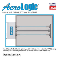 AeroLogic UV - C Air Duct Disinfection System - Two Lamps - US Water Systems