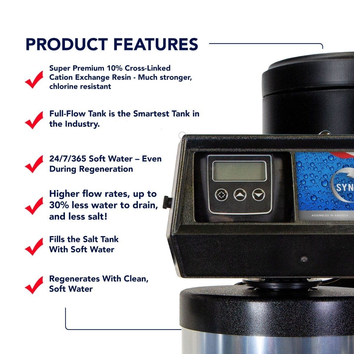 Synergy Twin - Alternating Metered Water Softener - US Water Systems