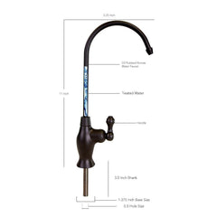 US Water Vase - Style Reverse Osmosis Faucet - Oil Rubbed Bronze - US Water Systems