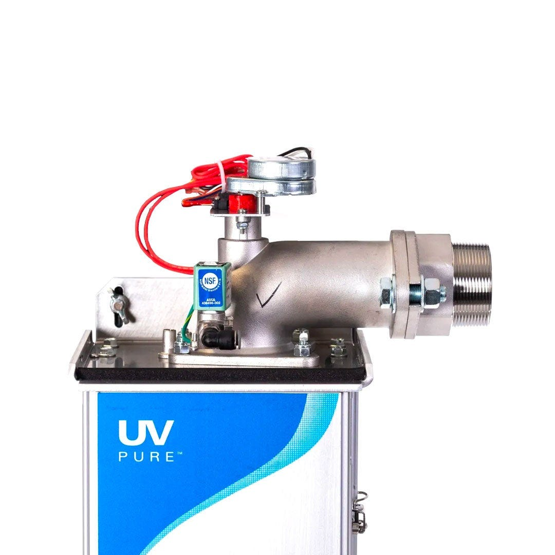 2" EPA Validated Hallett UV Pure UV For Rainwater/Reuse Flows Up to 100 GPM - Model 1000R