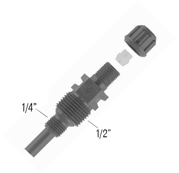 Stenner Santoprene Replacement Injection Duckbill Checkvalve - 1/4" | UCDBINJ - US Water Systems