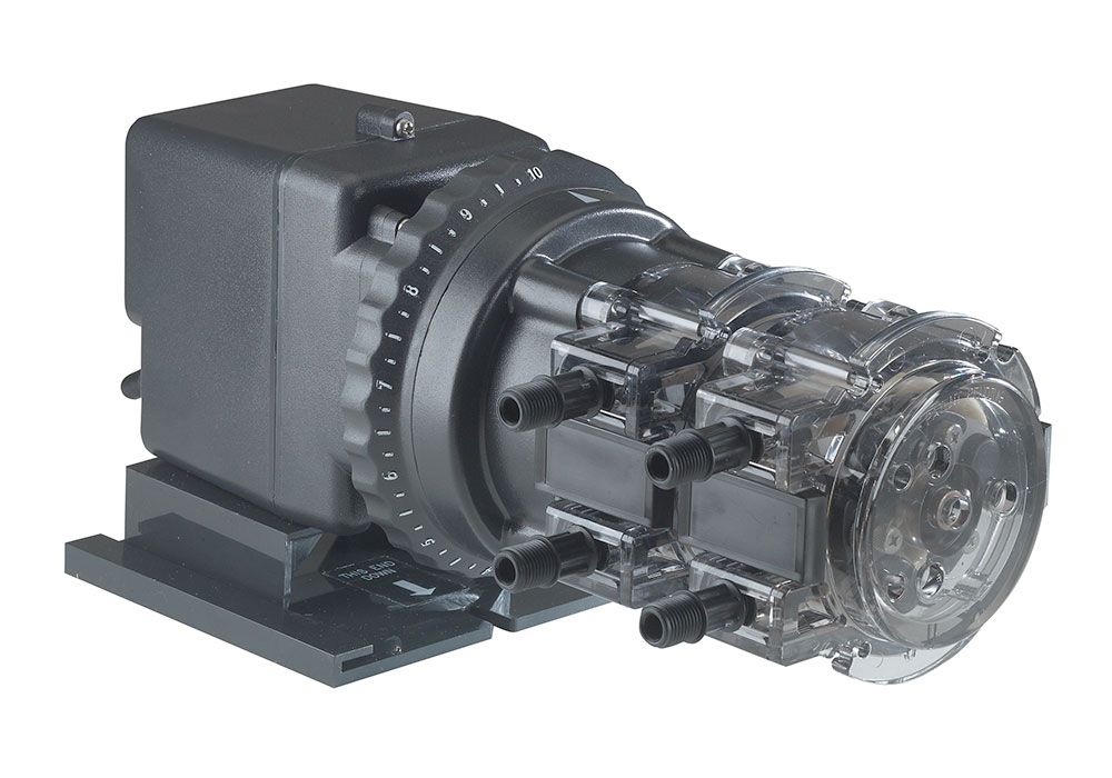 Stenner 100DMHP5 Double Head Adjustable Output High Pressure Pump | 100DMHP5