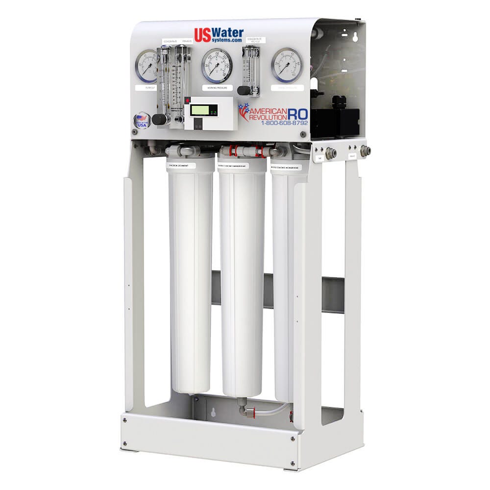 US Water 750 GPD American Revolution Light Commercial Reverse Osmosis System | AR-3-750