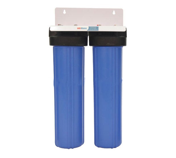 US Water Big Blue 4.5 X 20 Dual Filtration System - US Water Systems