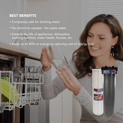 20 GPM Limeblaster Salt - Free Tankless Water Heater Protector – 1" Pipe - US Water Systems