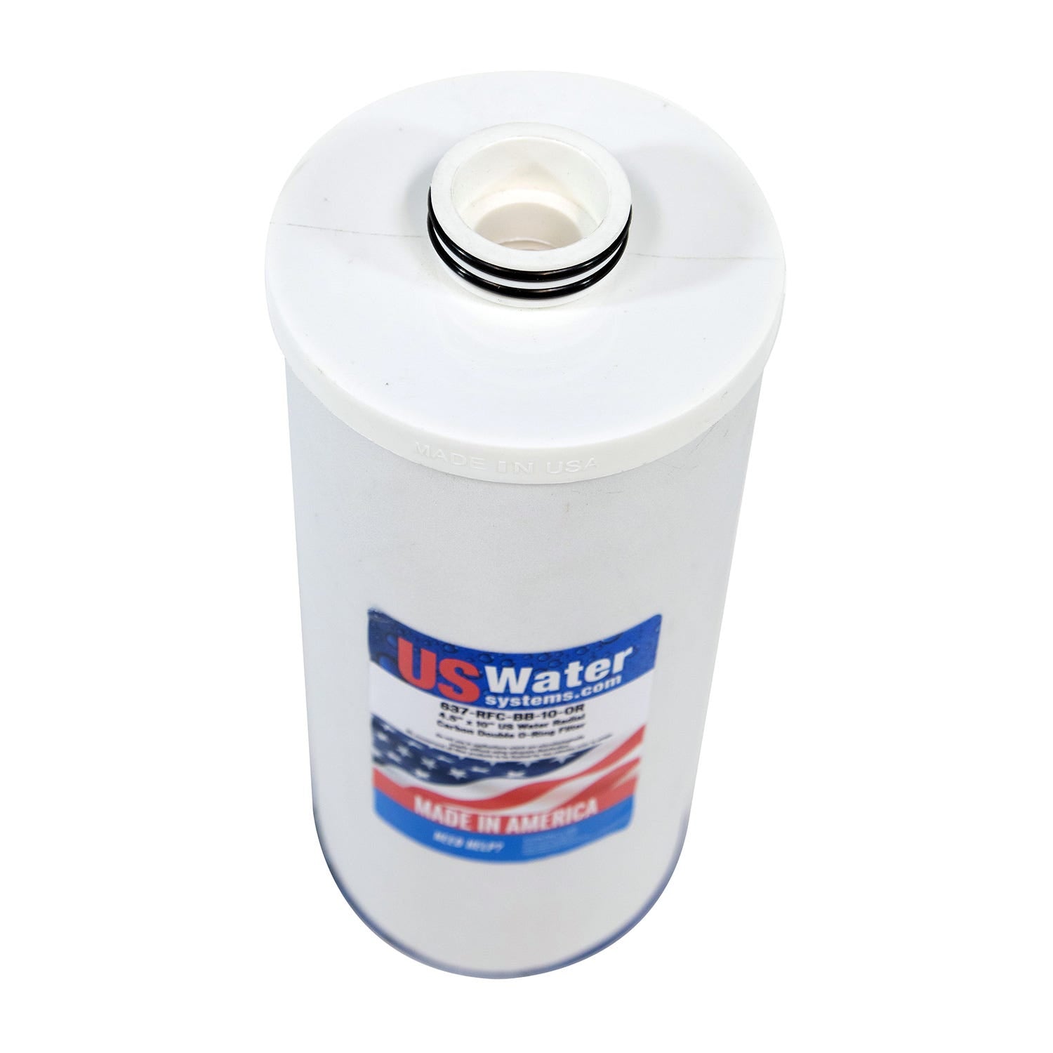 US Water Systems Radial Flow Carbon Filter 4.5" x 10" | Double O - Ring Seal - US Water Systems