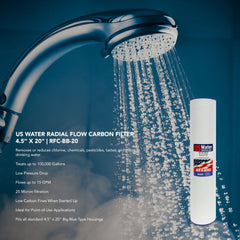 US Water Systems Radial Flow Carbon Filter 4.5" x 20" | RFC - BB - 20 - US Water Systems