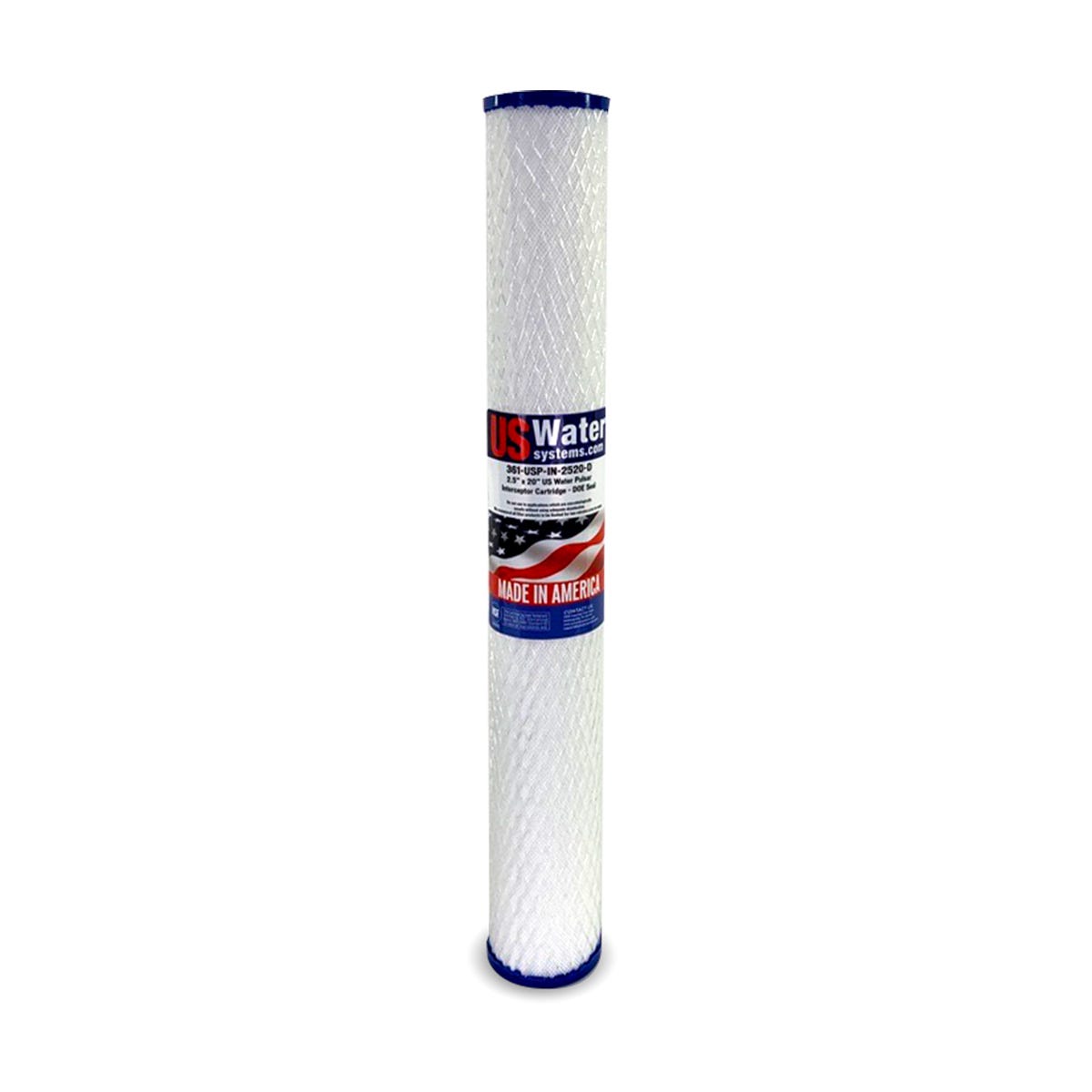 US Water Interceptor 2.5" x 20" DOE Filter Cartridge - US Water Systems