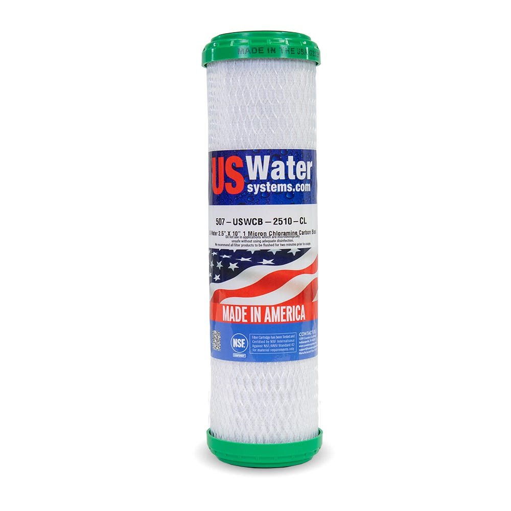 US Water Chloramine Carbon Block Filter | USWCB - 2510 - CL - US Water Systems