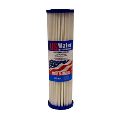 US Water 2.5" x 9.75" Pleated Filter Cartridge 10 Micron - US Water Systems