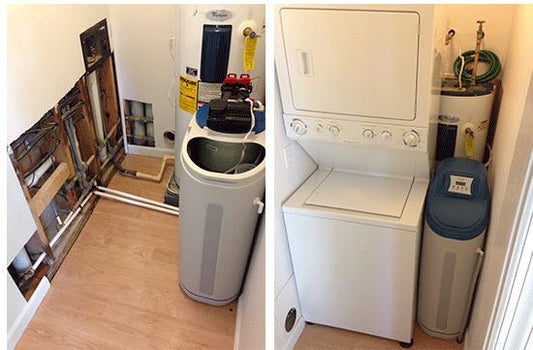 Installation of a water softener and reverse osmosis system - US Water Systems