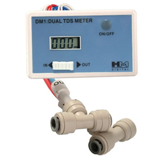 HM Digital DM-1 TDS Monitor - 1/4" Inlet / Outlet