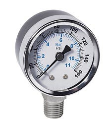 202436 Axeon Back Mount 0-160 1.5" Pressure Gauge | uswatersystems.com