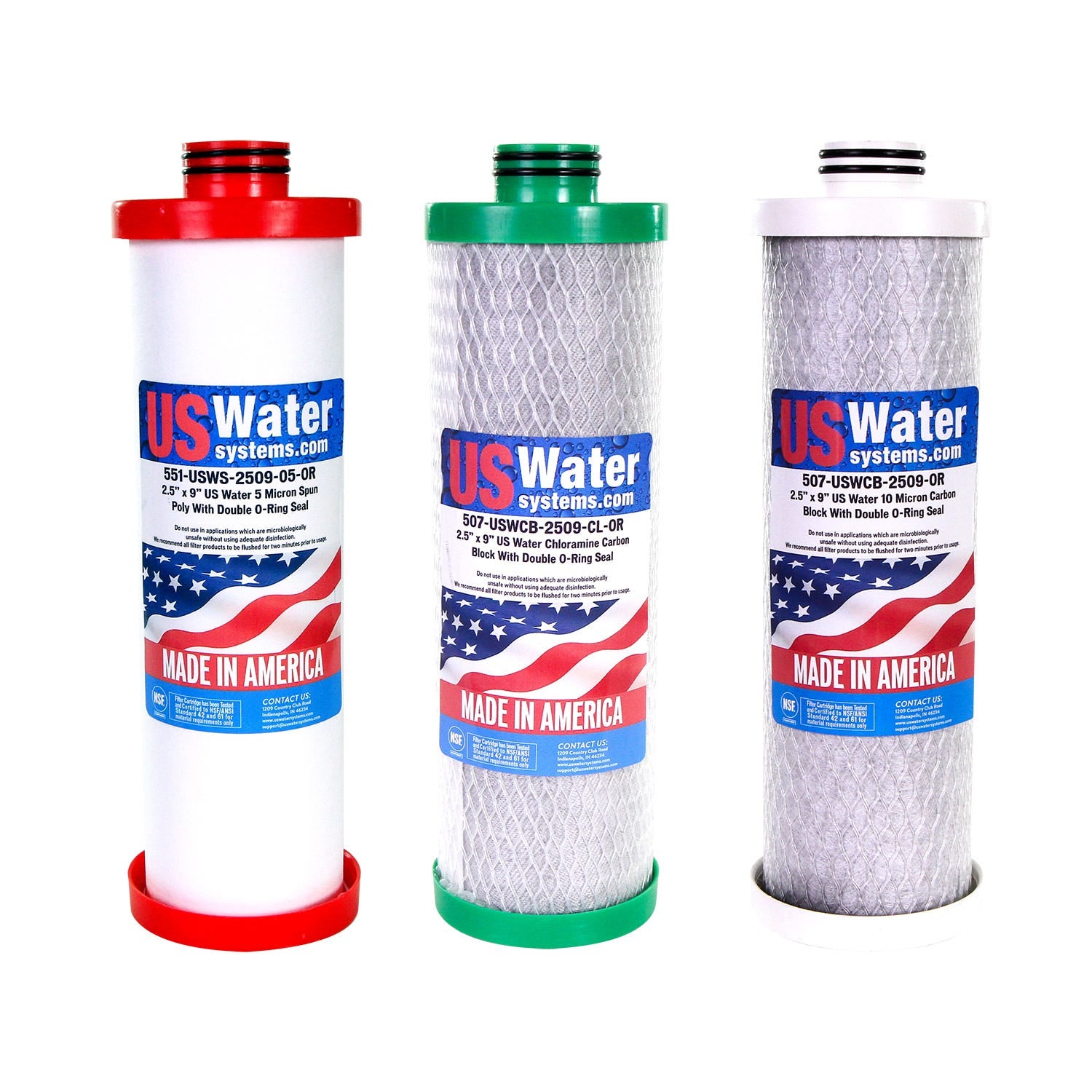 US Water Raptor 500 & 750 Replacement Filter Pack
