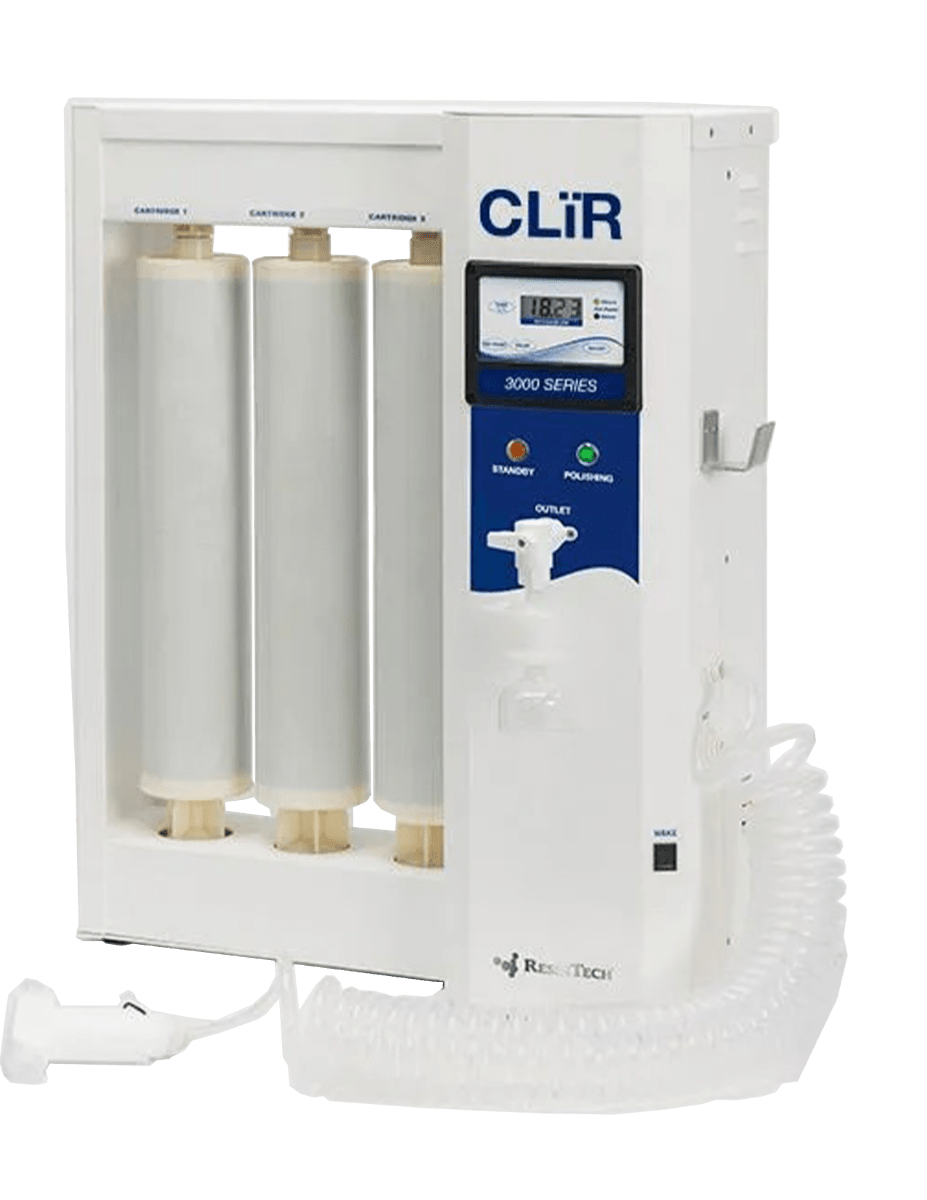 ResinTech CLiR 3000 Series Ultrapure Type 1 Lab Water System – US Water ...