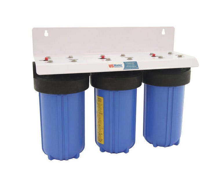 US Water Big Blue 4.5 X 10 Commercial Triple Filtration System - US Water Systems