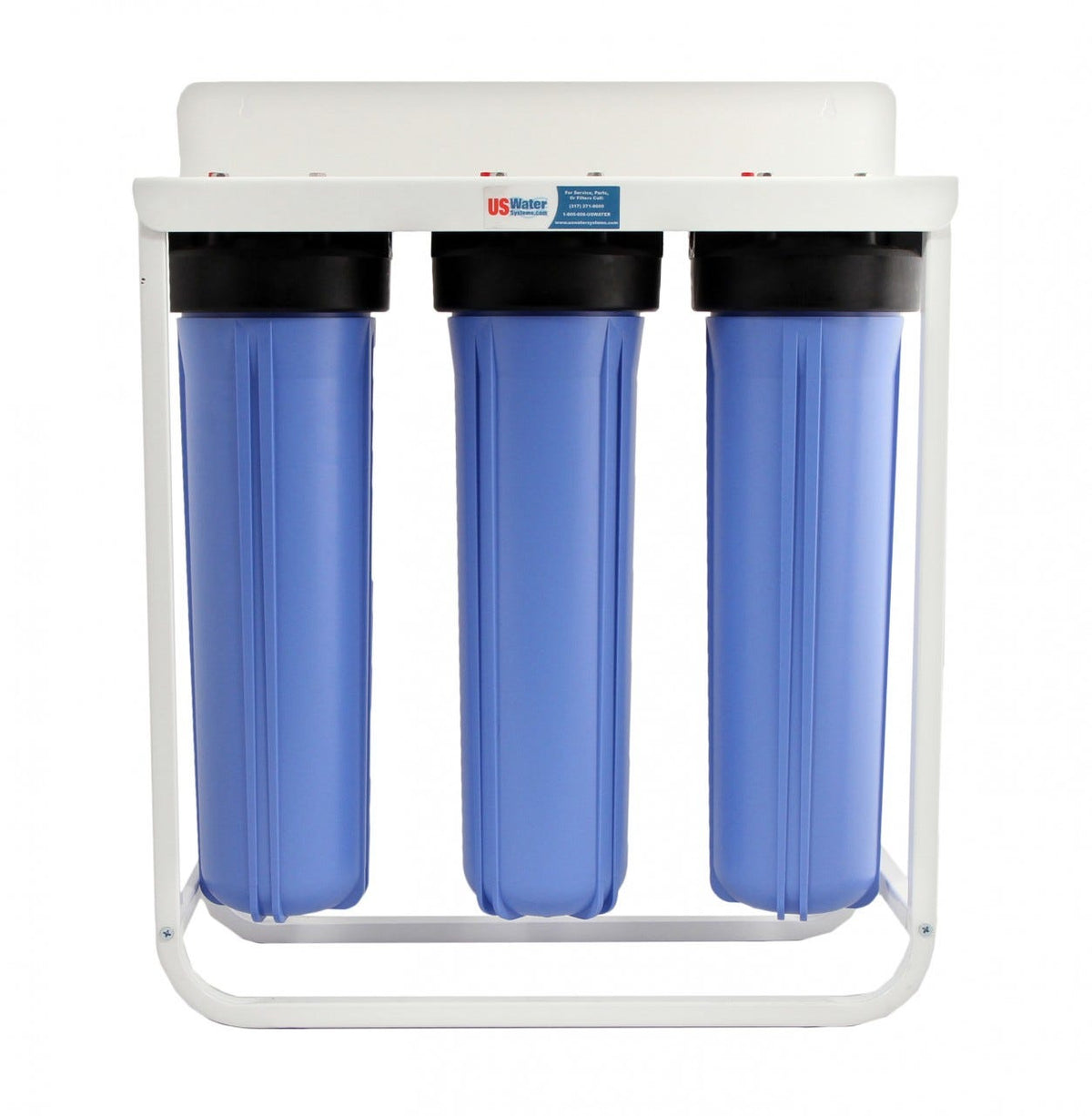 US Water Big Blue Floor Mount Triple Filtration System 4.5 X 20 | BBF3 - 20 - FM - US Water Systems